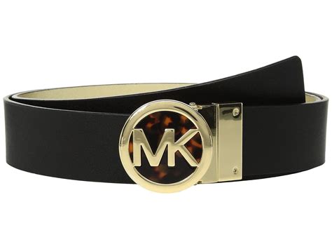 michael kors black logo belt|belk+ michael kors women.